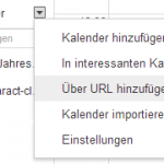 Kalender in Google Calendar importieren